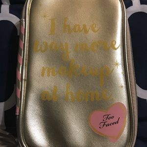 Too Faced makeup bag
